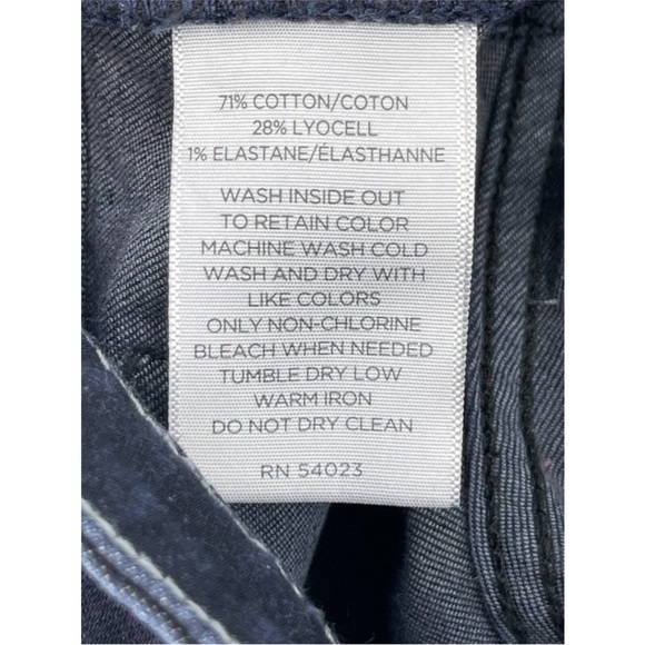 Banana Republic Dark Wash Low Rise 5 Pocket Skinny Denim Jeans Size 25W x 31L - Picture 5 of 8